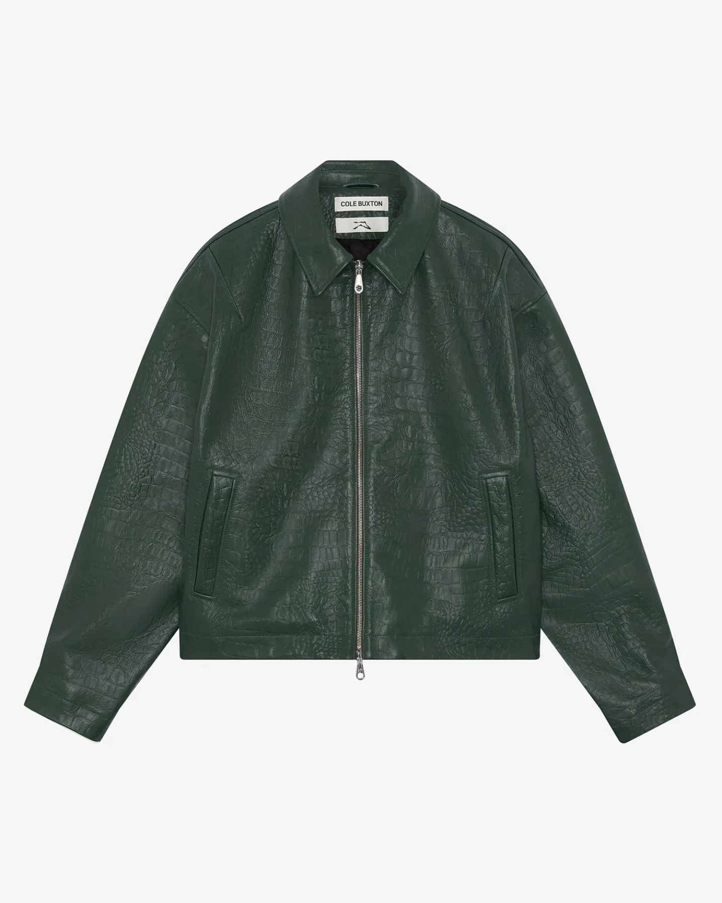 AKIMBO X CB CROC LEATHER JACKET