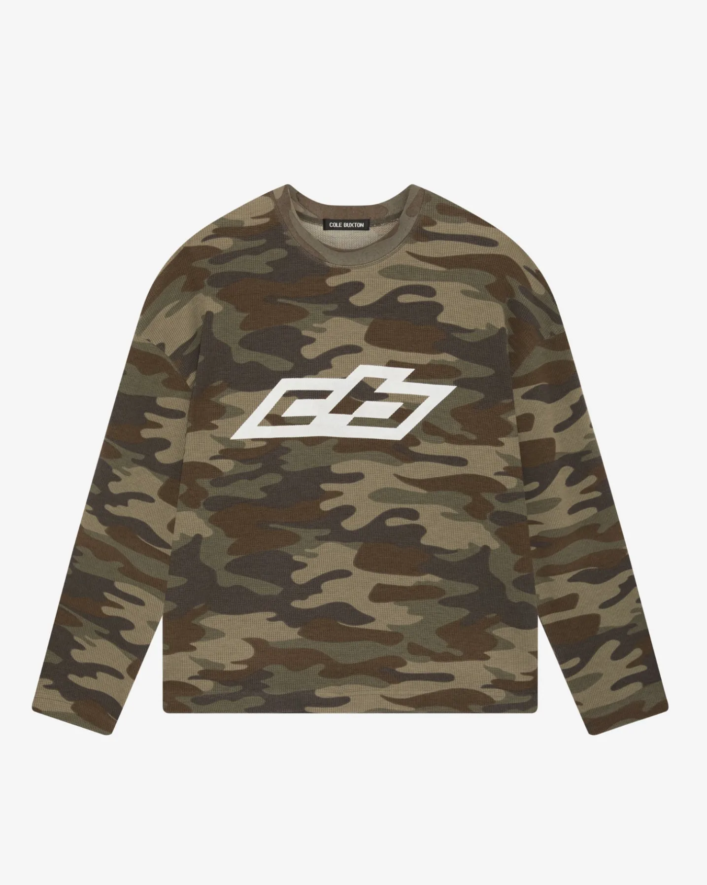 CAMO RALLY WAFFLE LONG SLEEVE T-SHIRT