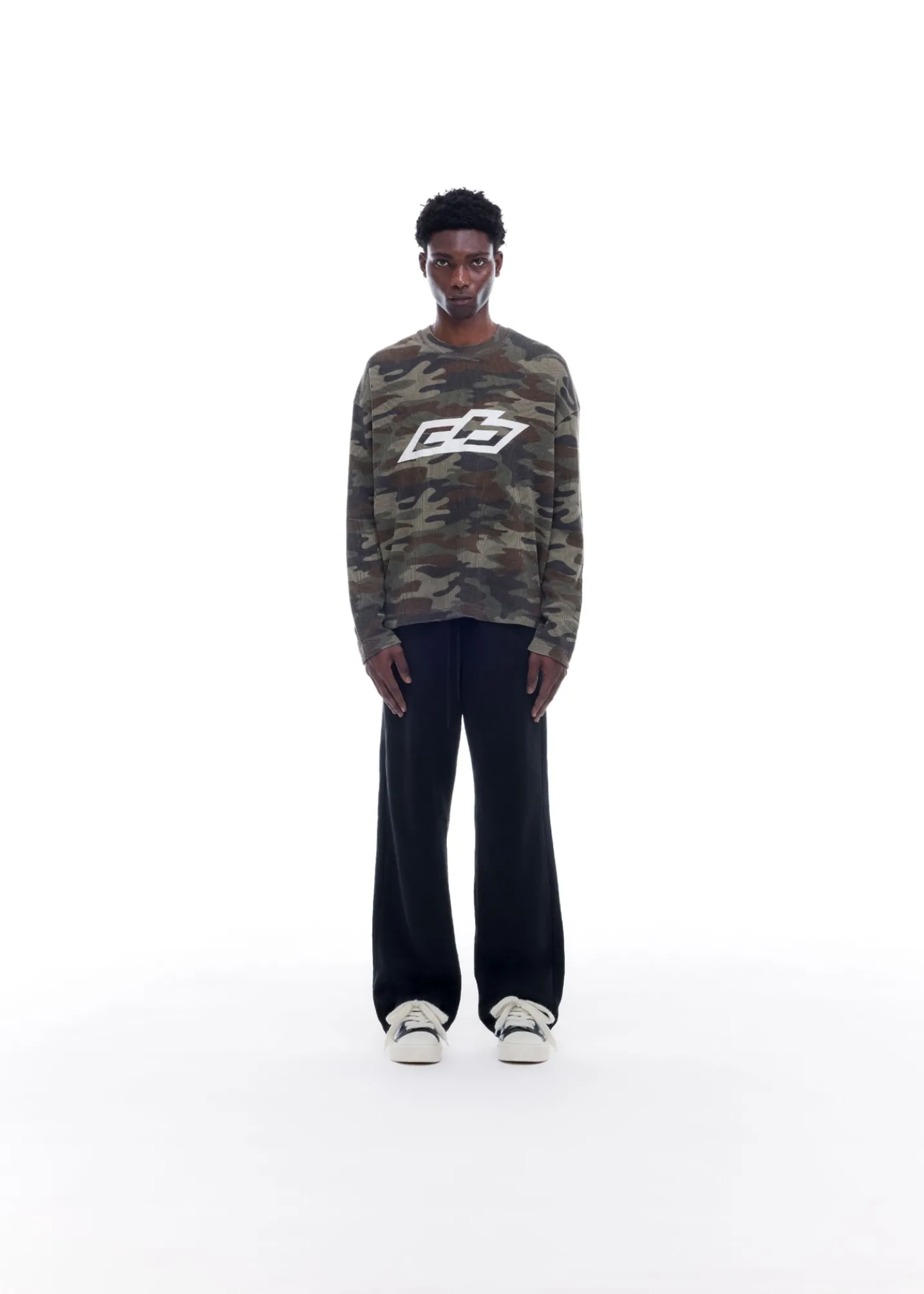 CAMO RALLY WAFFLE LONG SLEEVE T-SHIRT