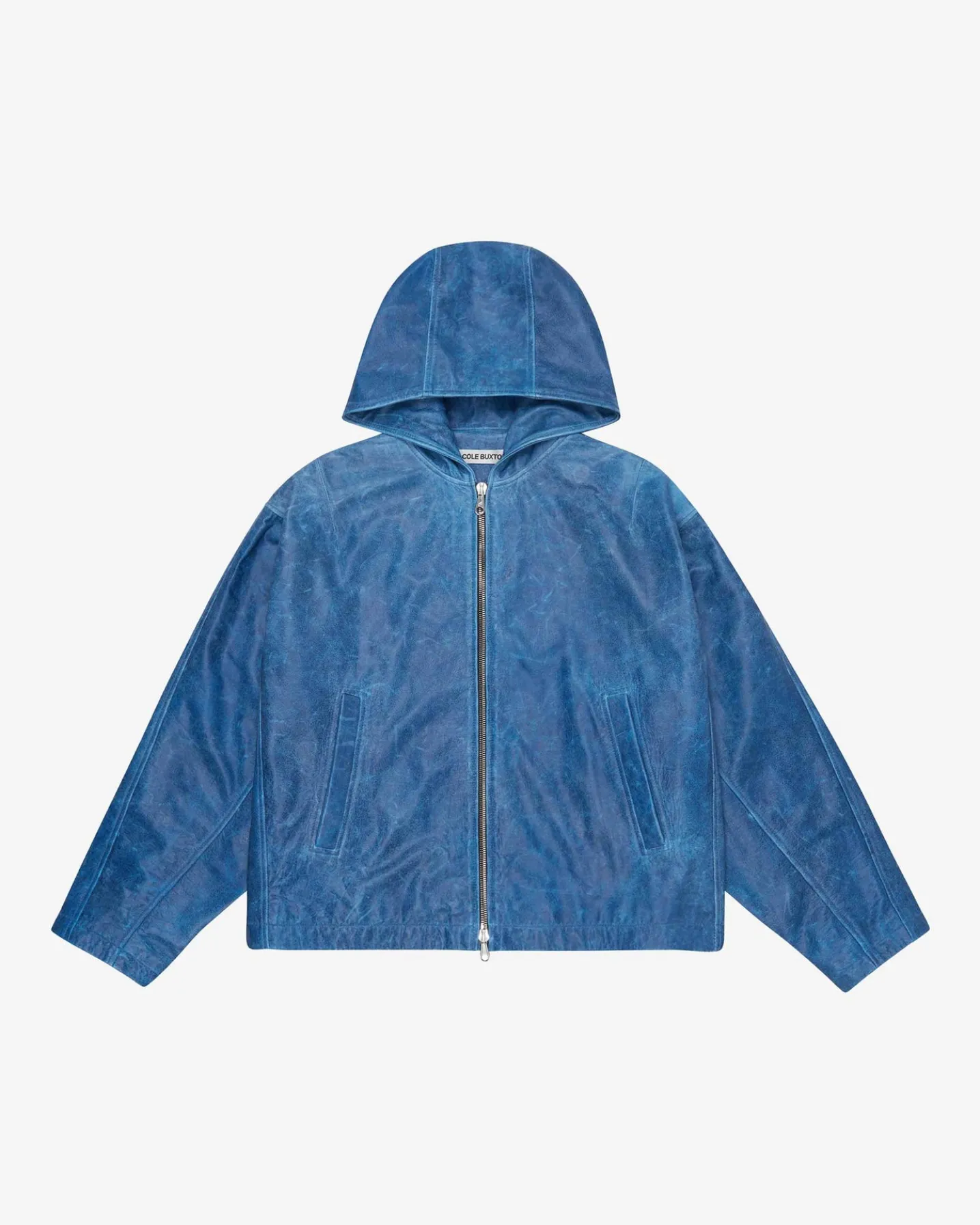 CB HOODED LEATHER JACKET