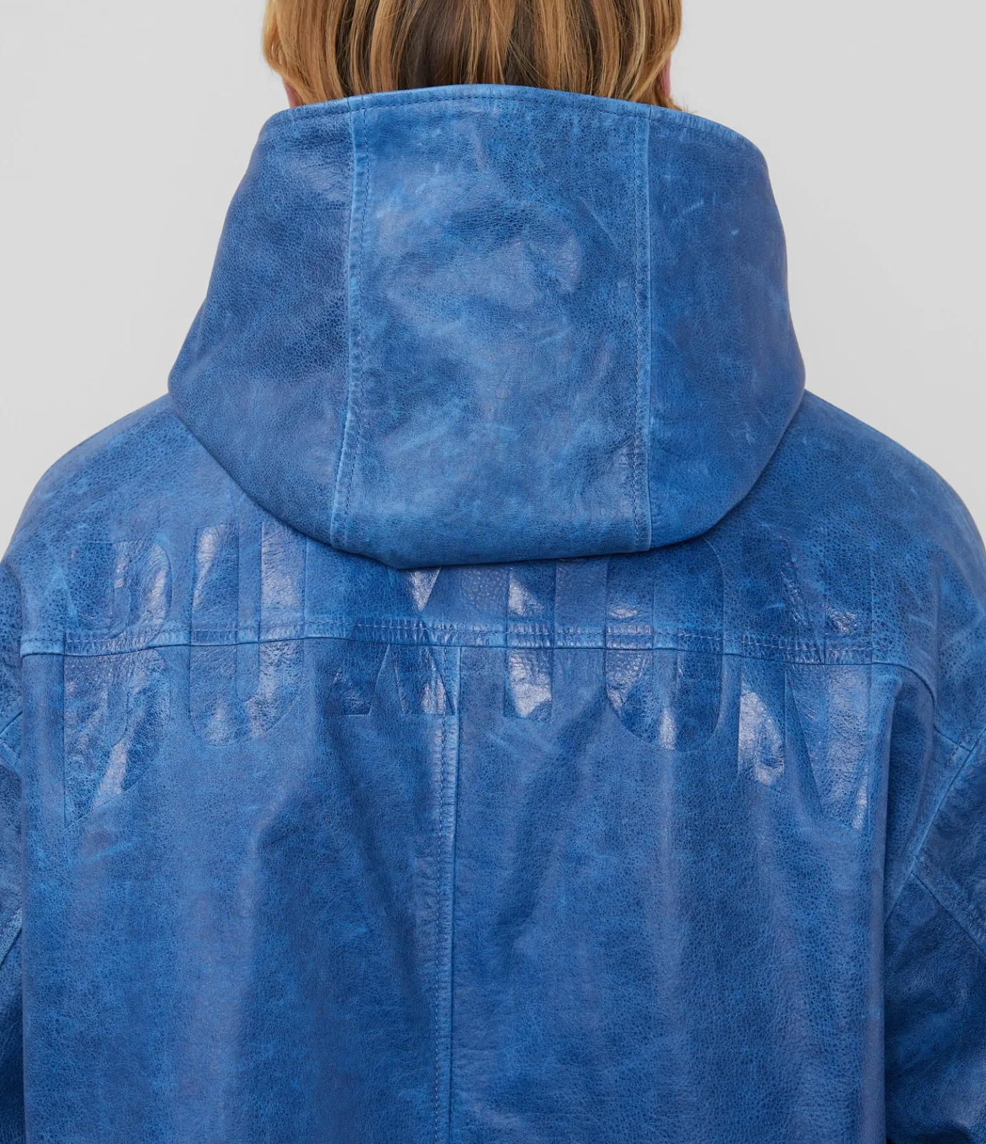 CB HOODED LEATHER JACKET