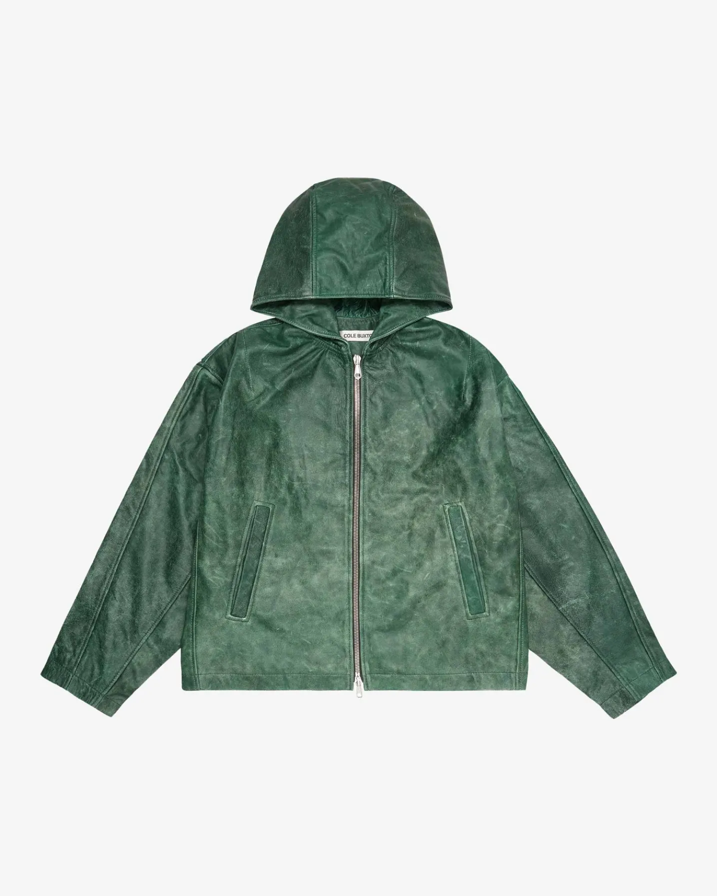 CB HOODED LEATHER JACKET