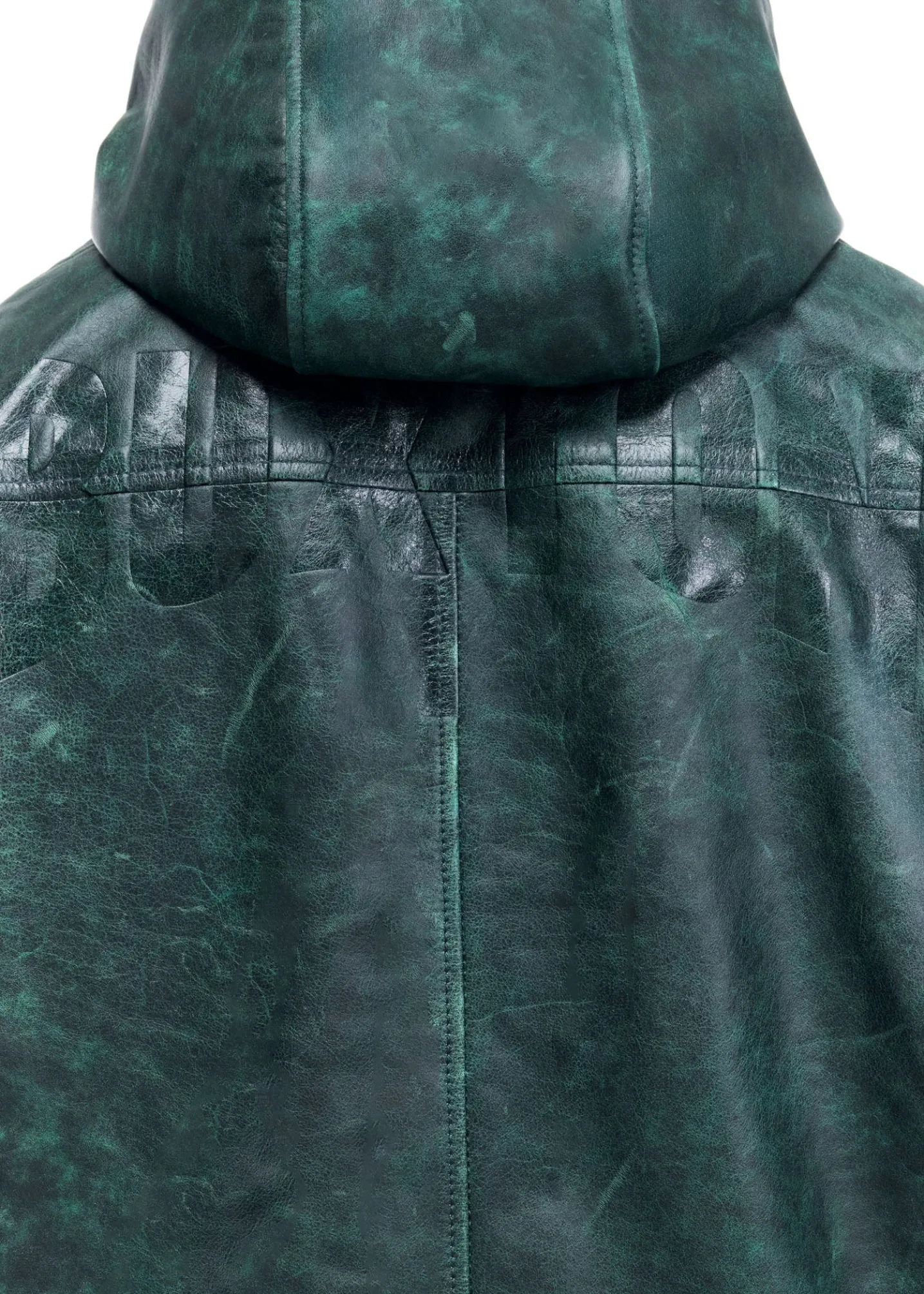 CB HOODED LEATHER JACKET
