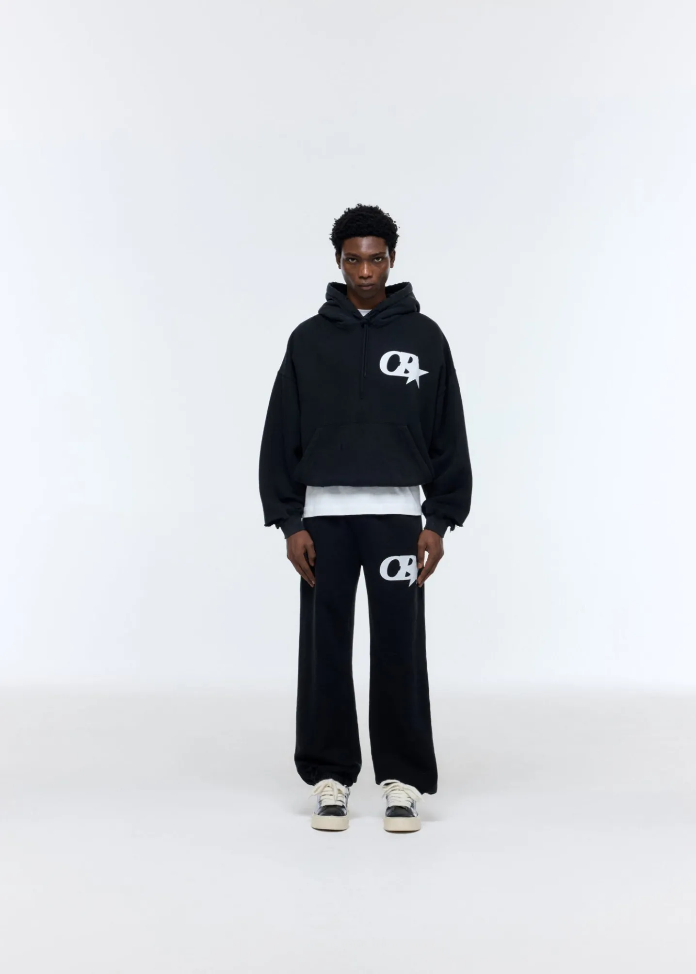 CB STAR DISTRESSED SWEATPANTS