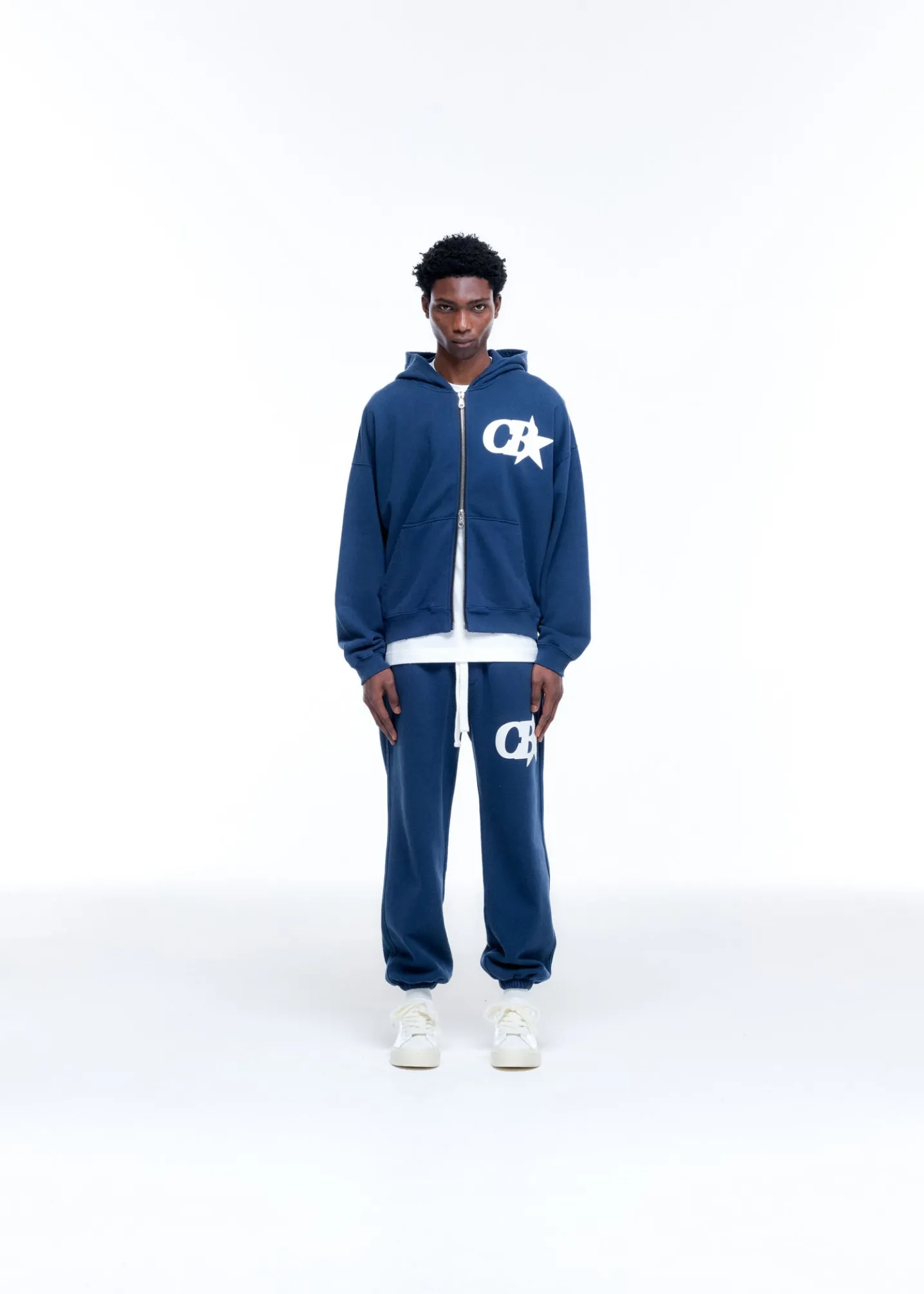 CB STAR ZIPPED HOODIE