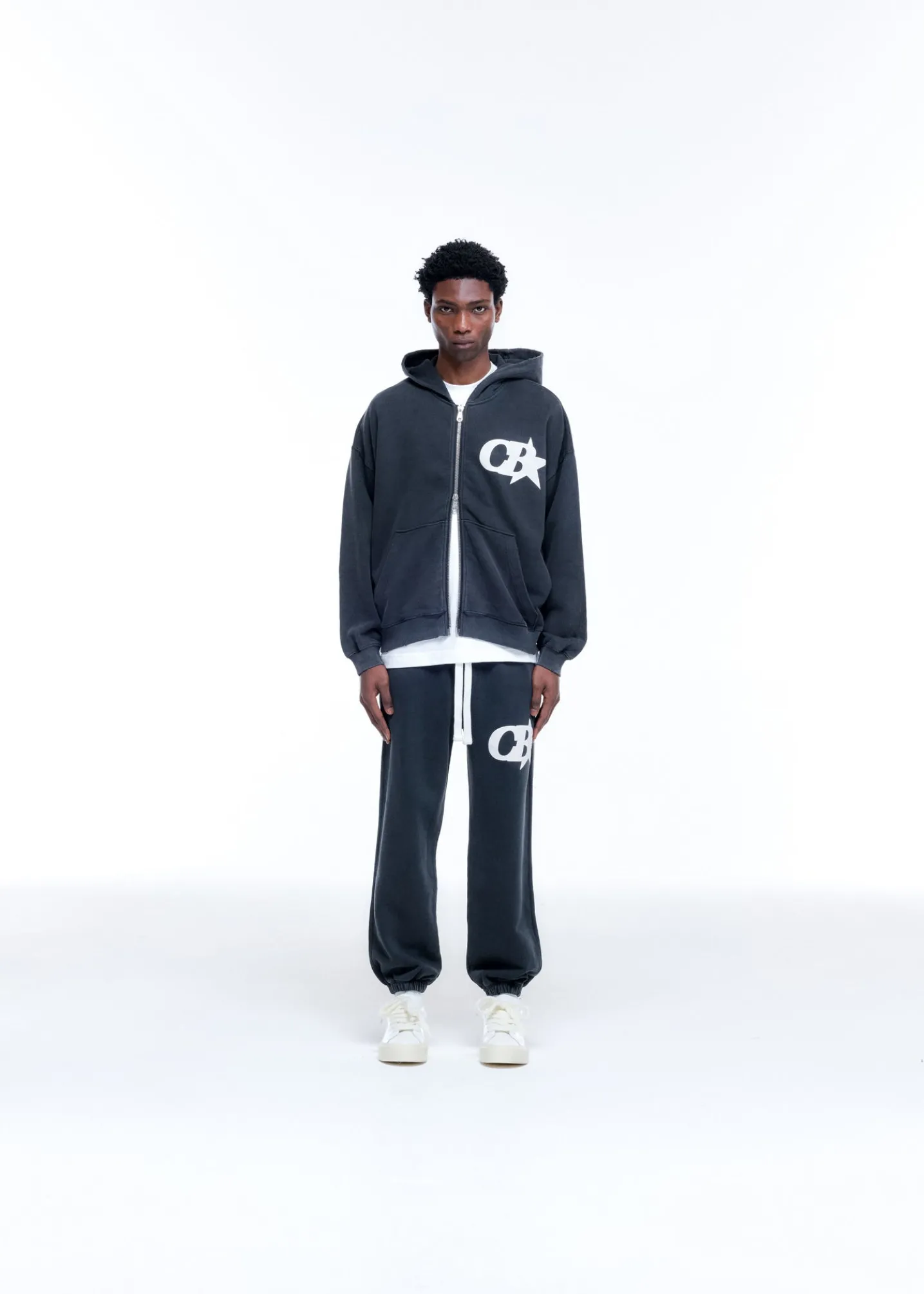 CB STAR ZIPPED HOODIE