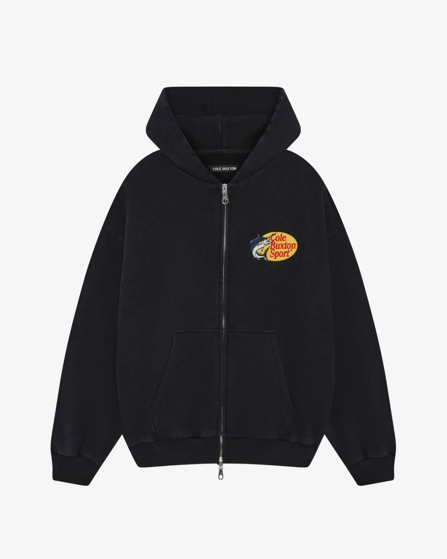 CBS PATCH ZIPPED HOODIE