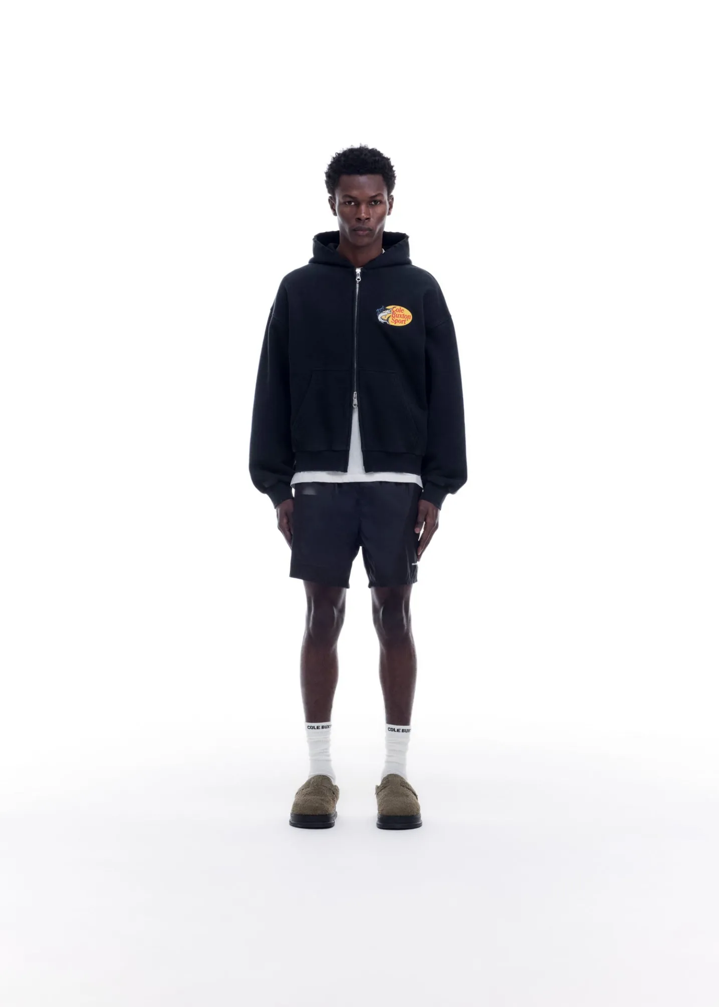 CBS PATCH ZIPPED HOODIE