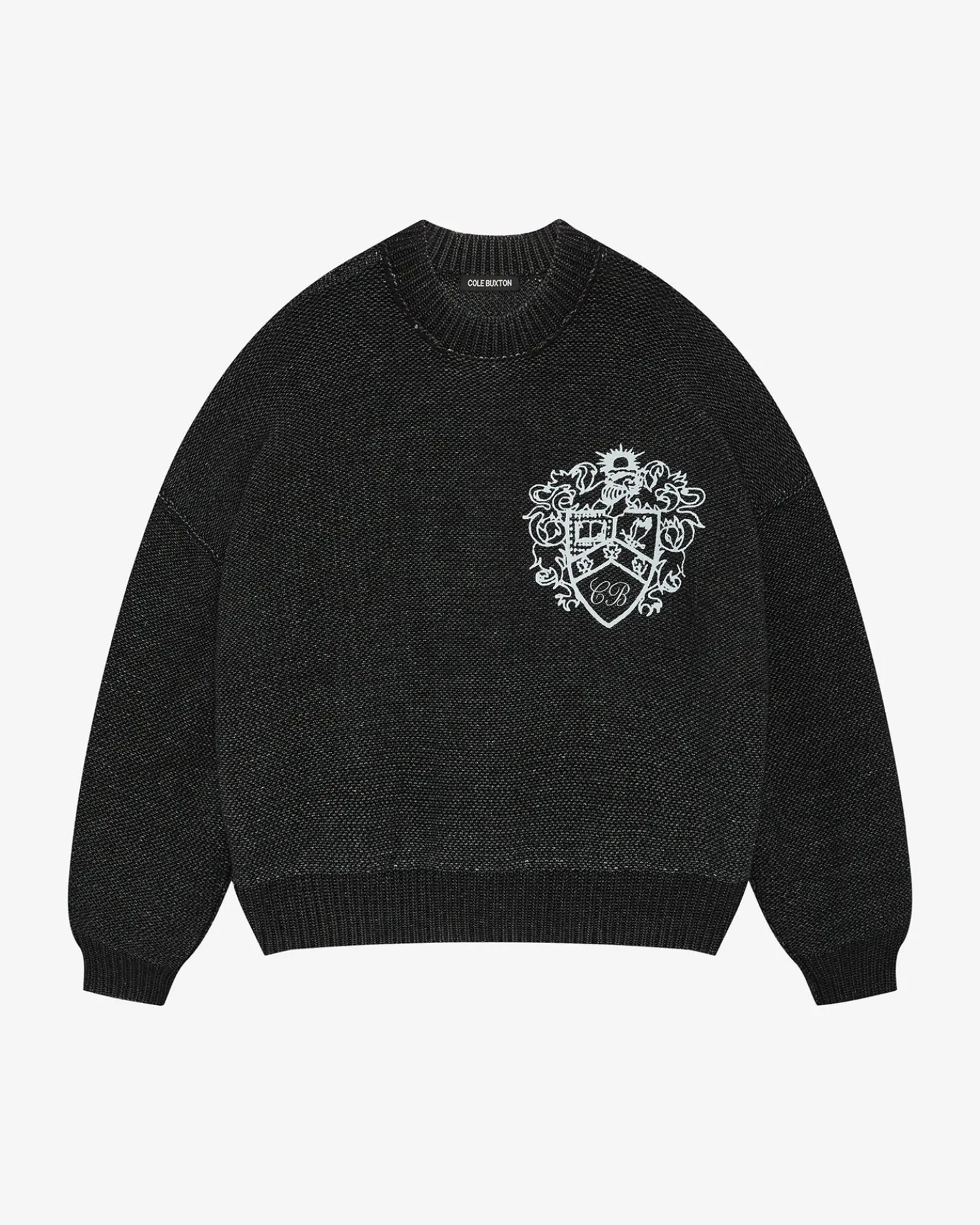 COLLEGIATE CREST KNIT SWEATER