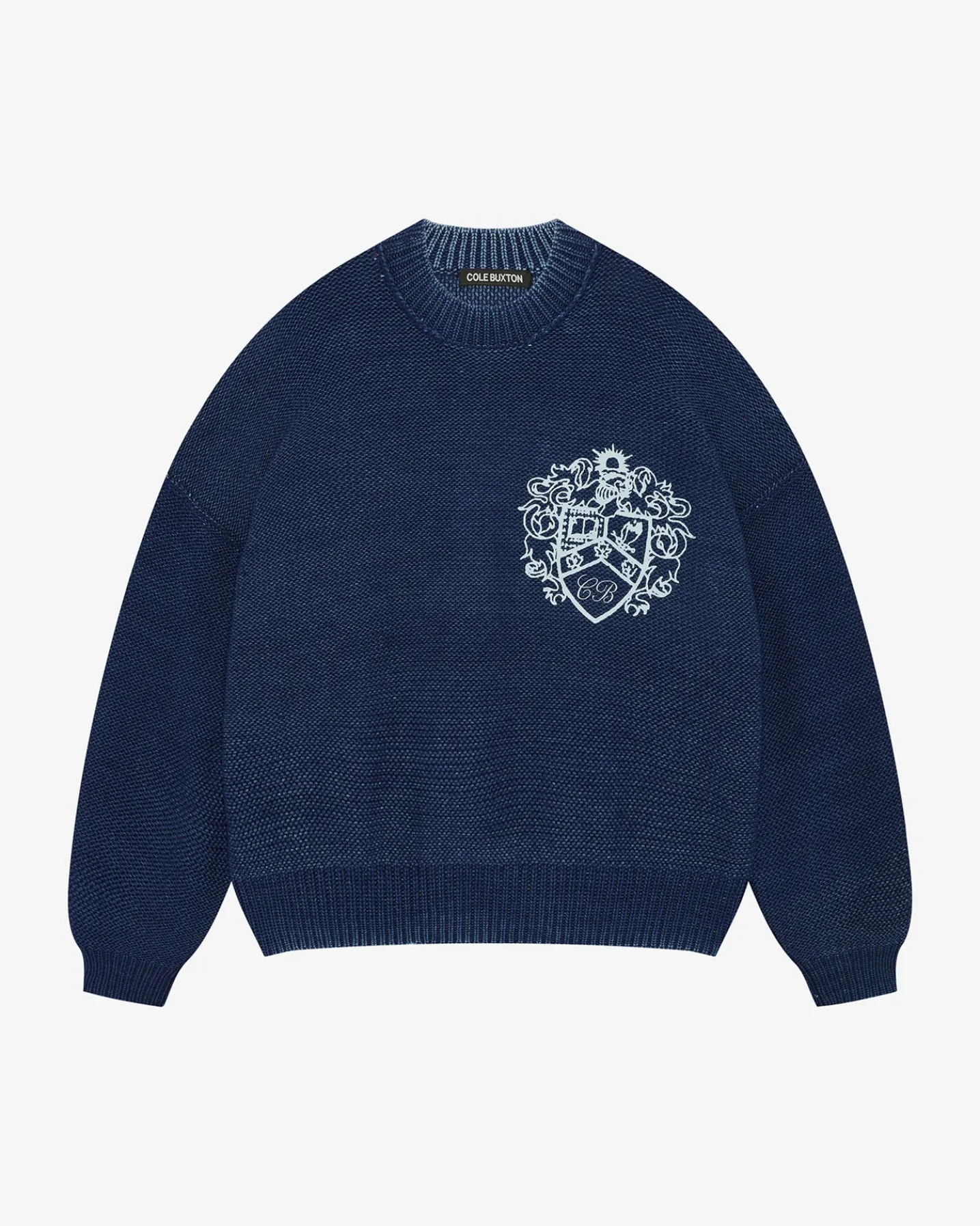 COLLEGIATE CREST KNIT SWEATER