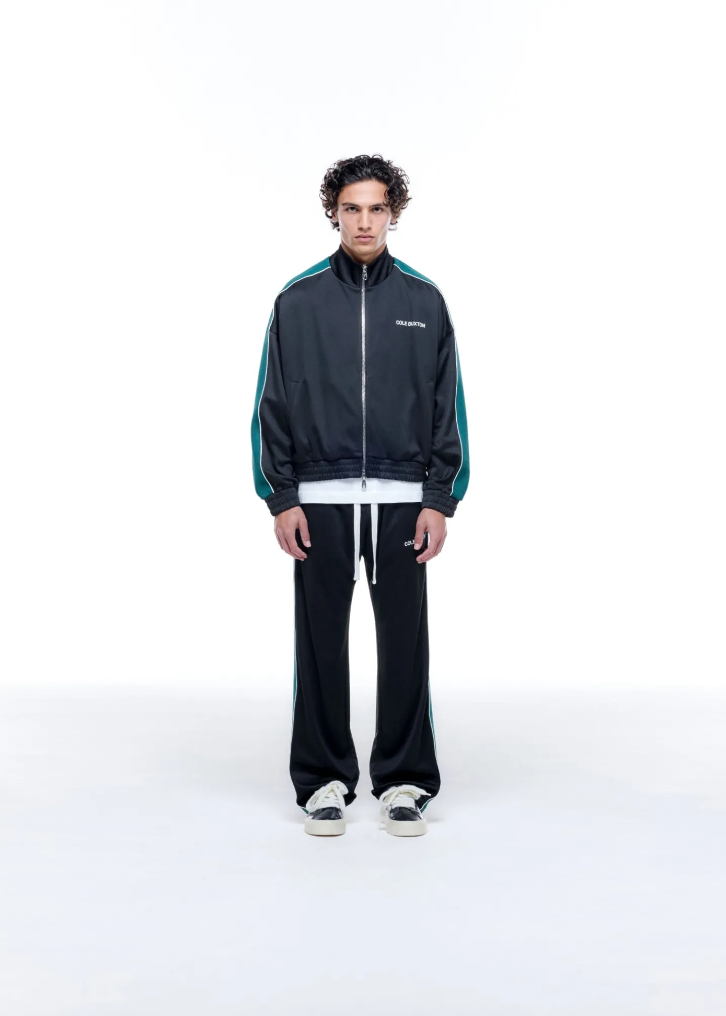 CONTRAST TAPE TRACK JACKET