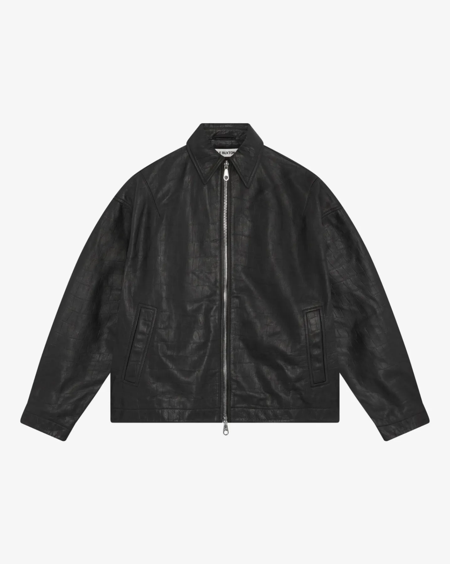 CROC LEATHER JACKET