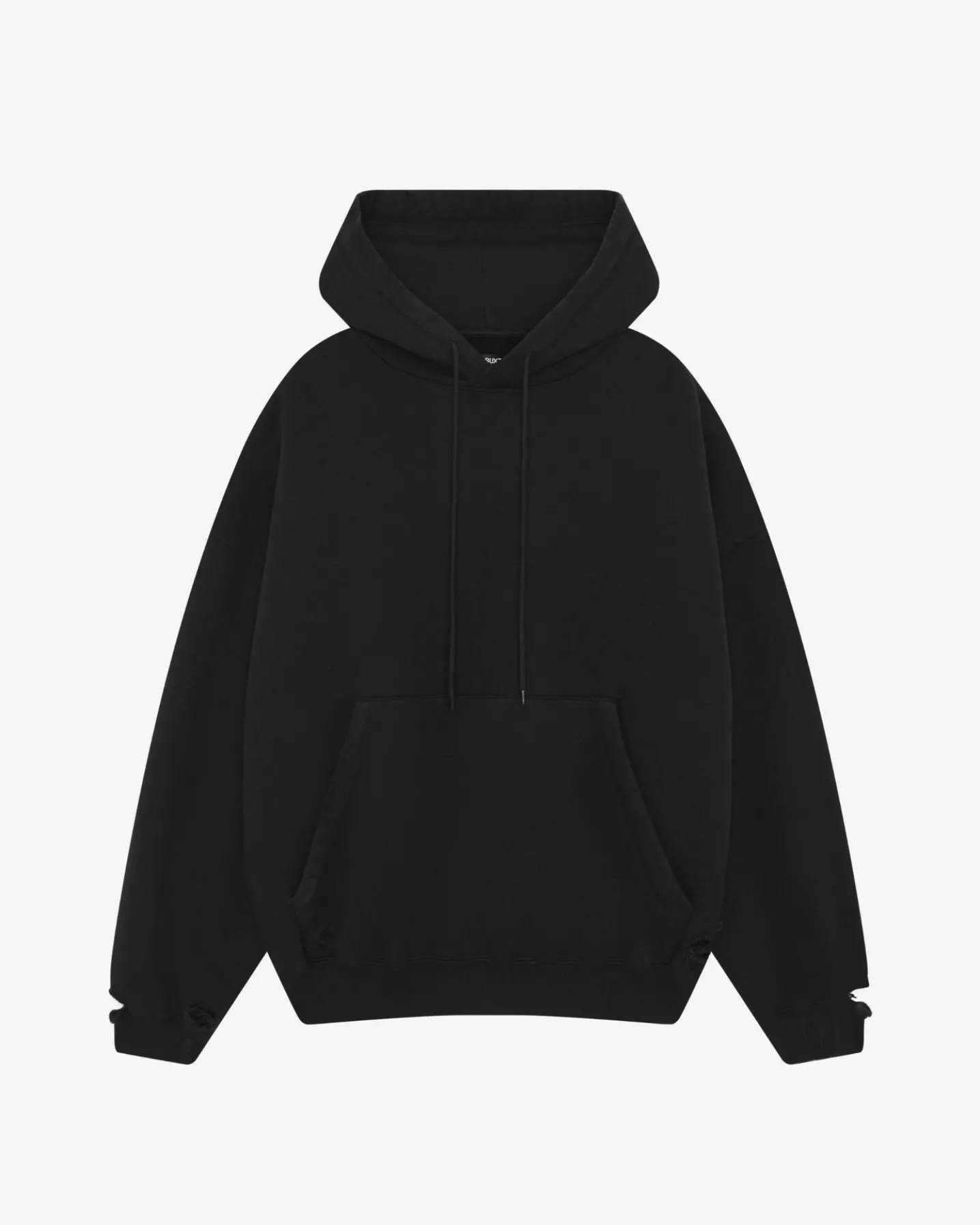 DISTRESSED POCKET HOODIE