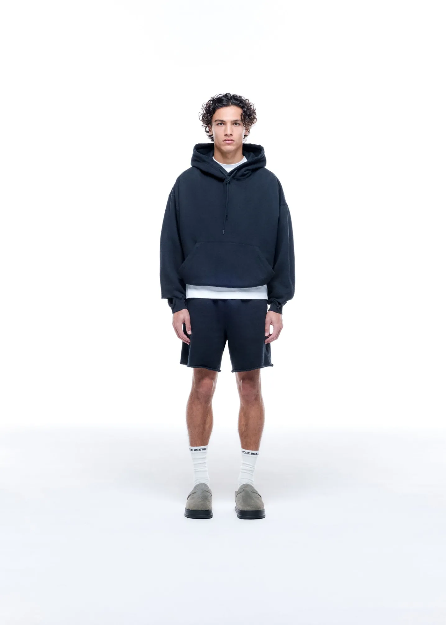 DISTRESSED POCKET HOODIE