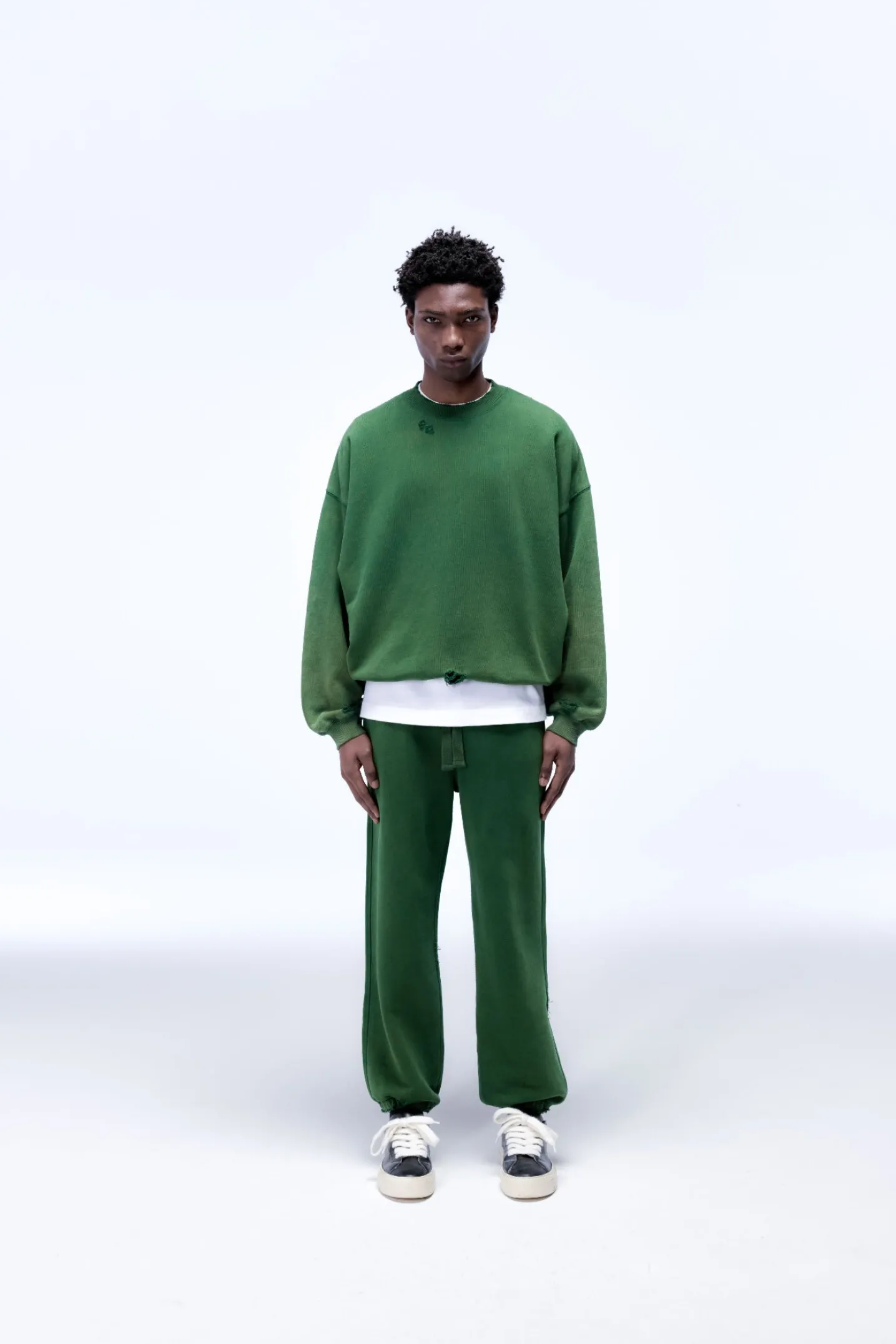 DISTRESSED SWEATPANTS