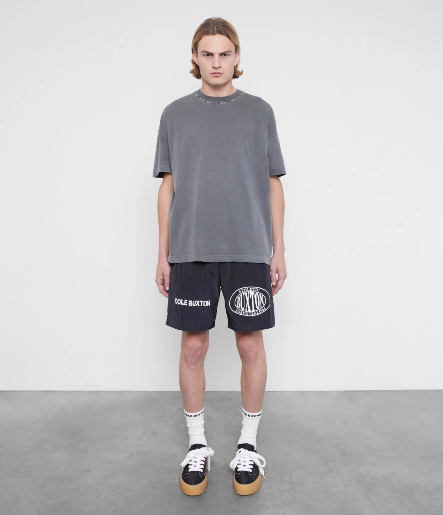 DOUBLE SPORTS LOGO TECH SHORTS