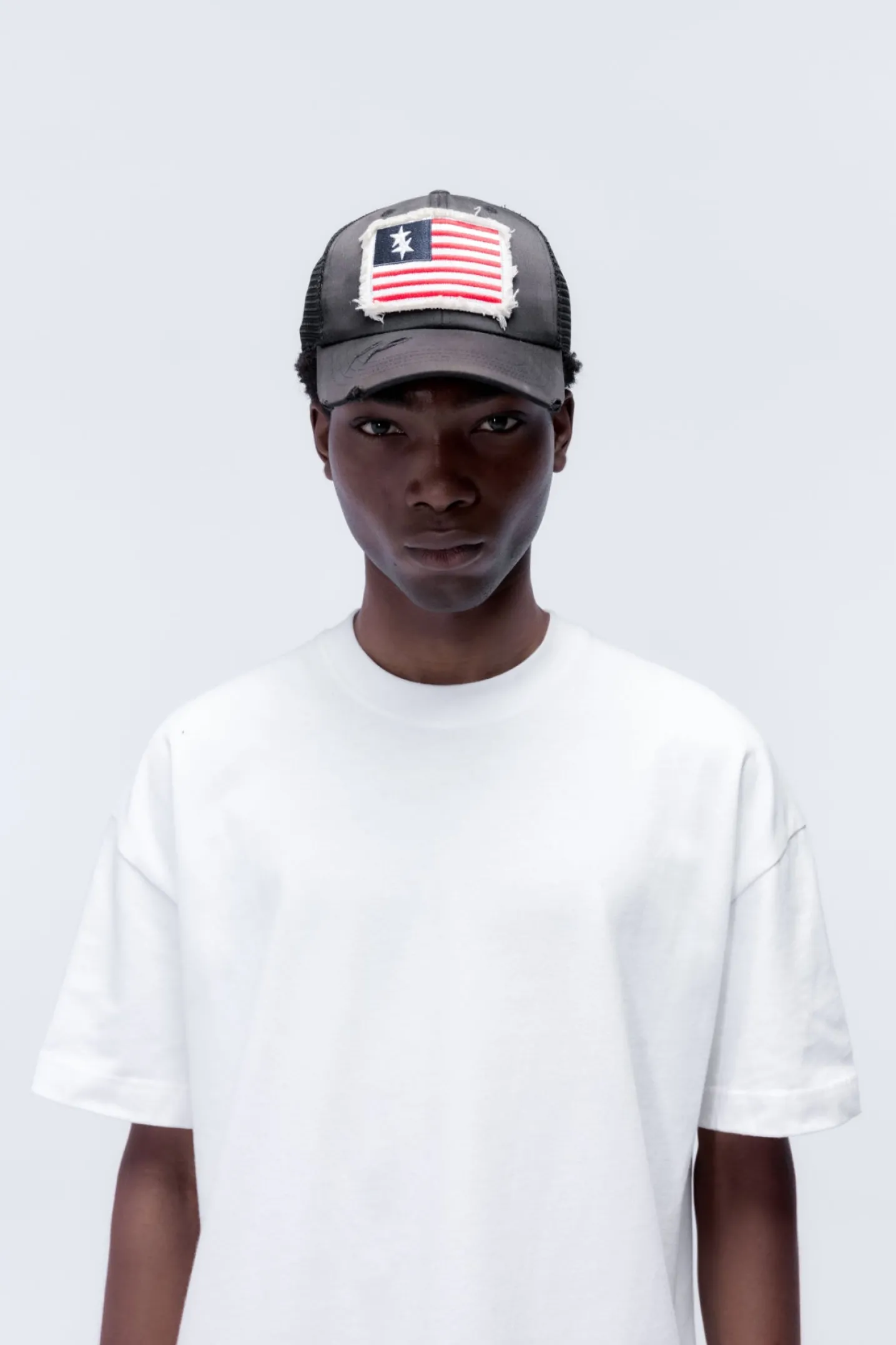 DOUBLE STAR FLAG CAP