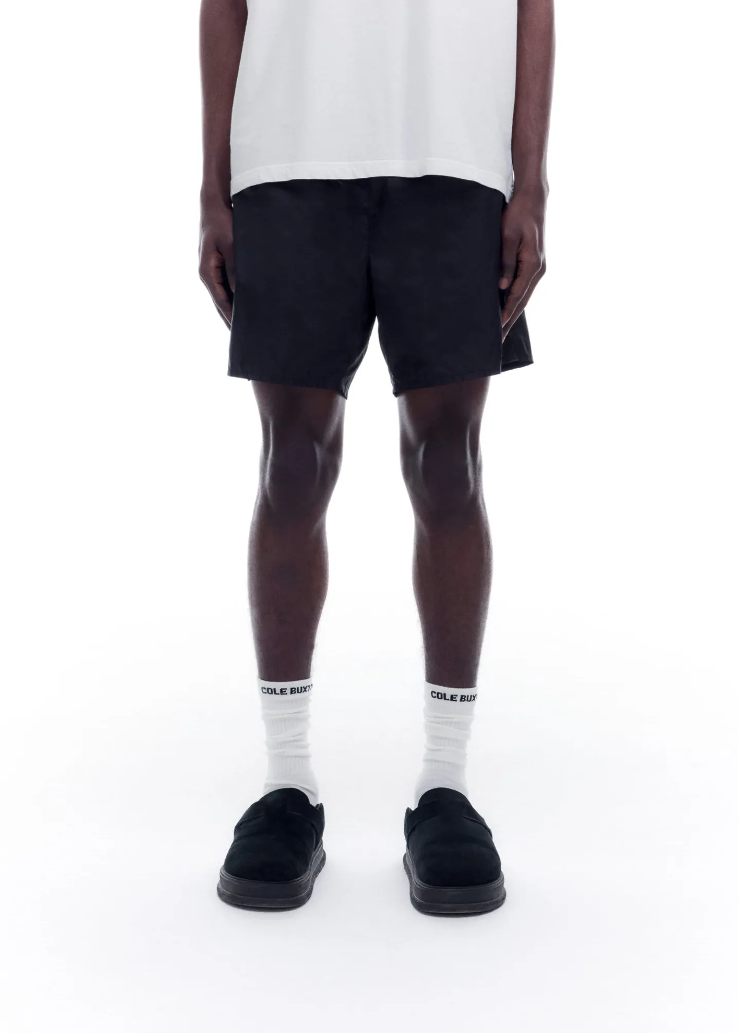 EMBLEM PATCH SWIM SHORTS