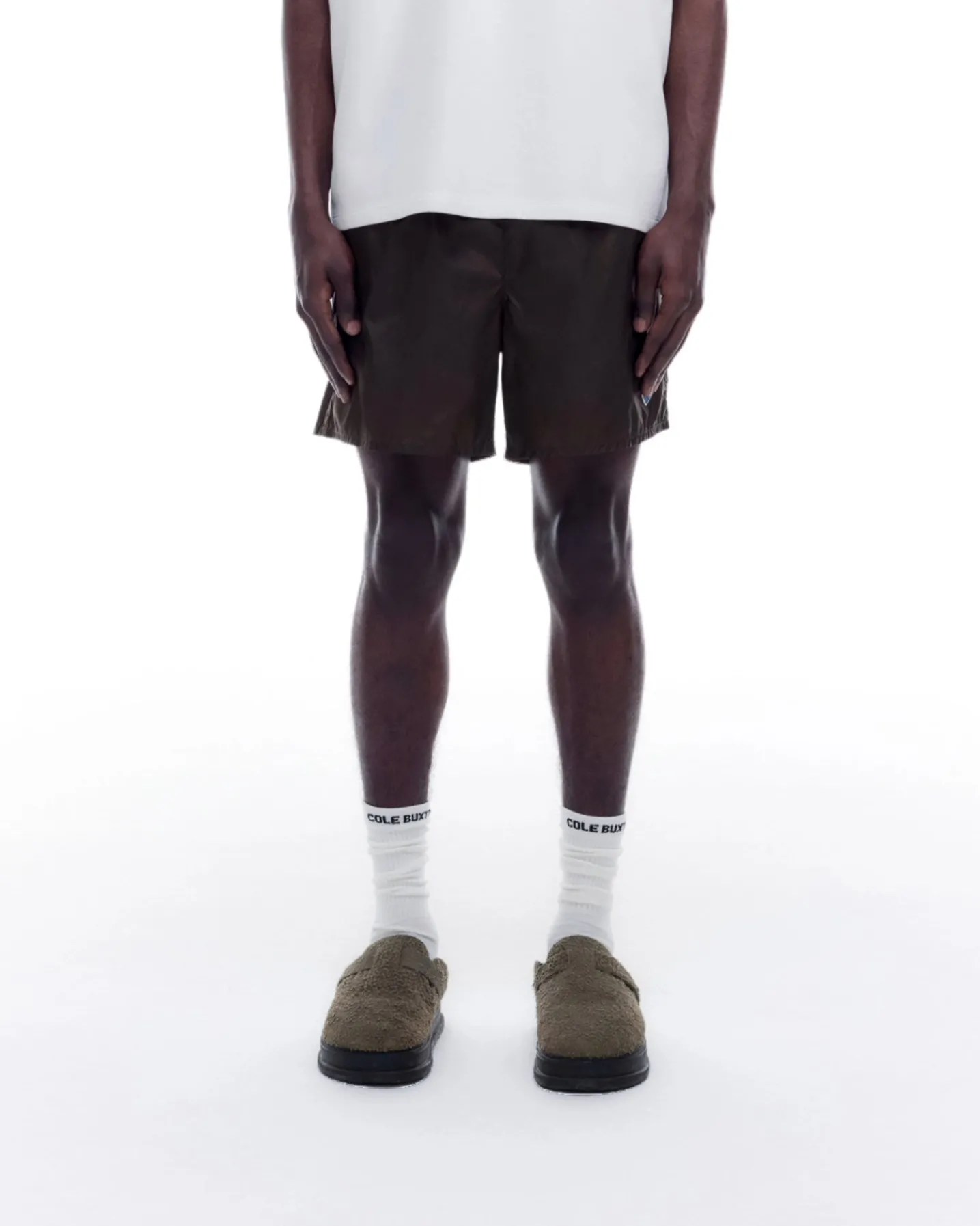 EMBLEM PATCH SWIM SHORTS
