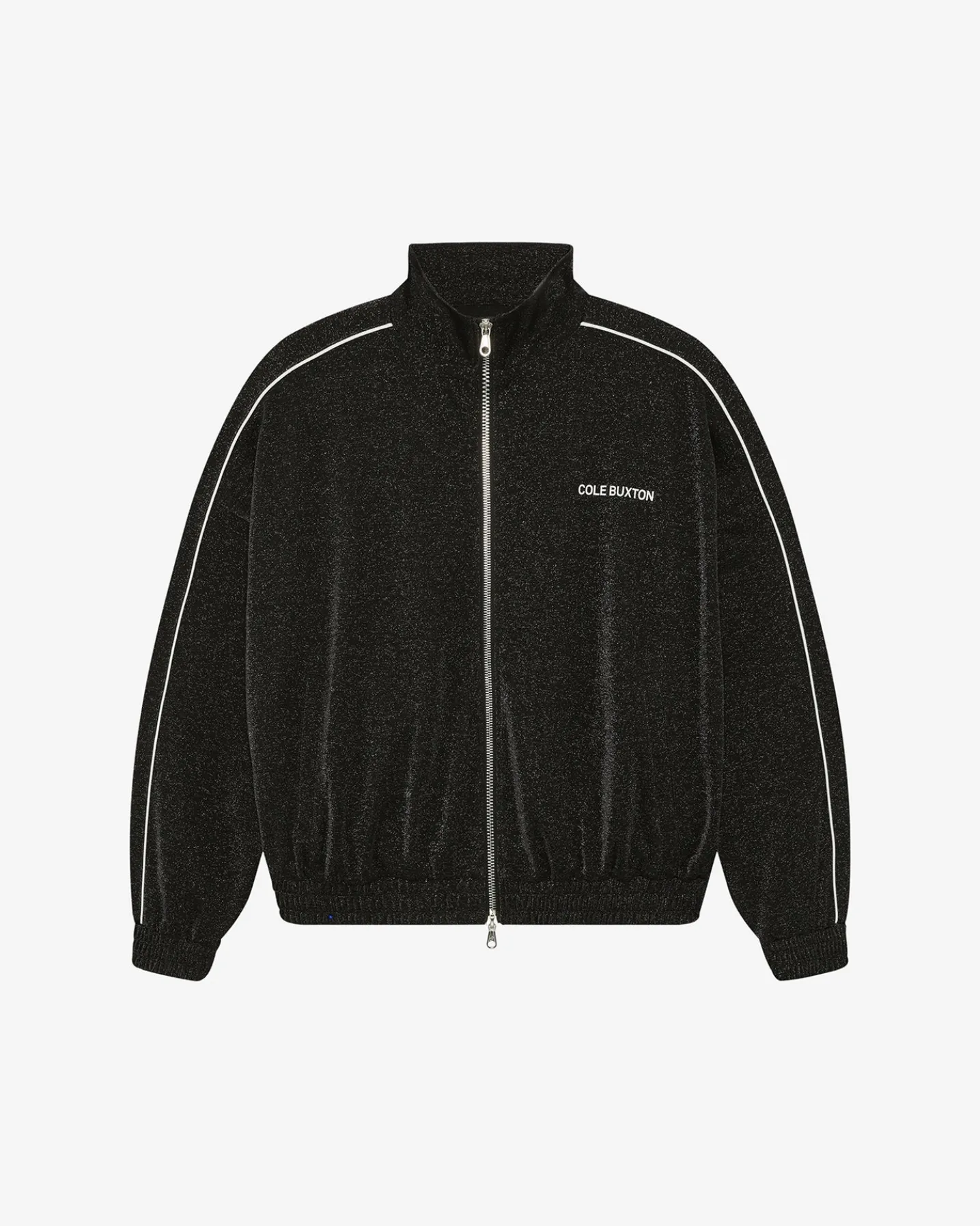 GLITTER PIPED TRACK JACKET