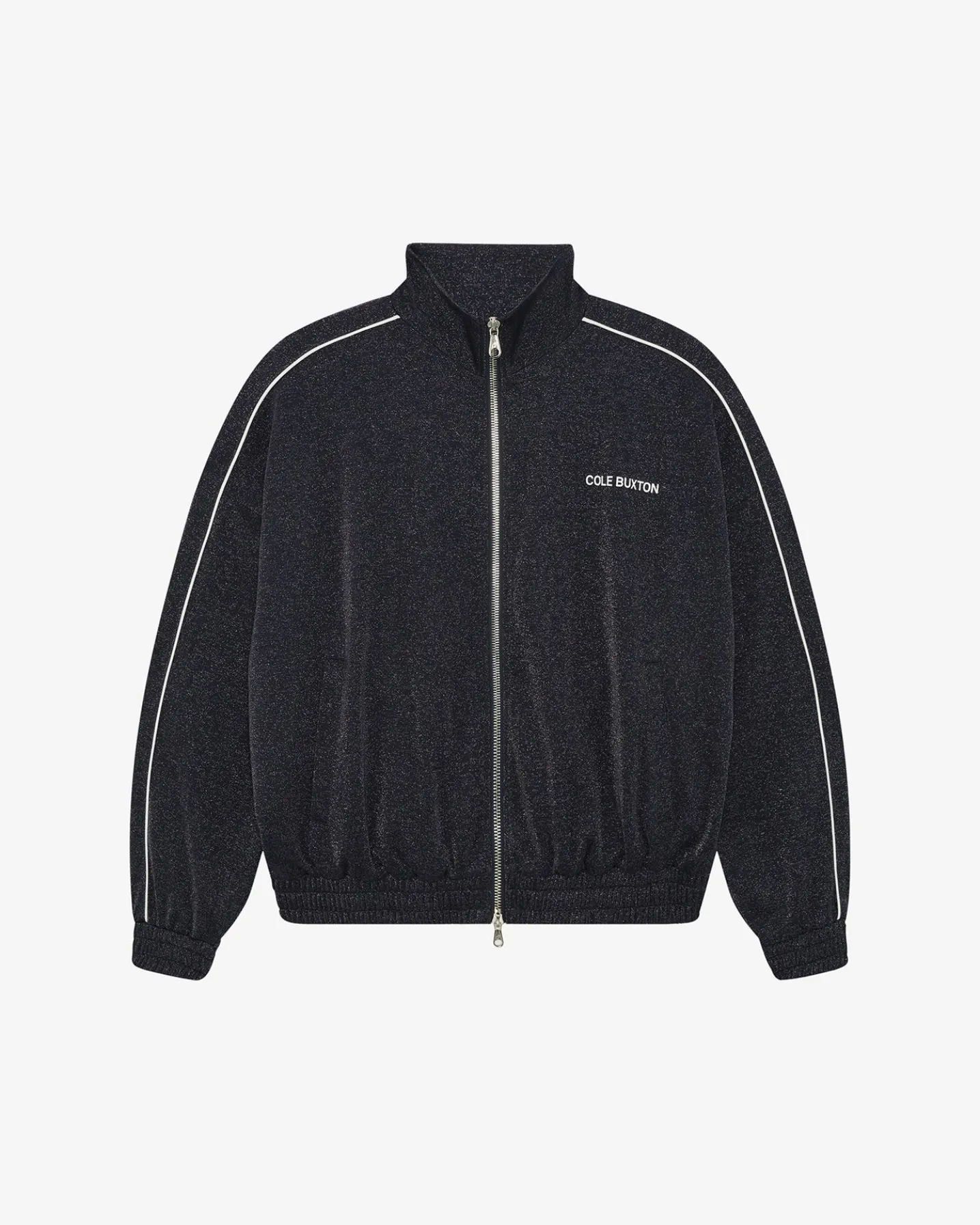 GLITTER PIPED TRACK JACKET