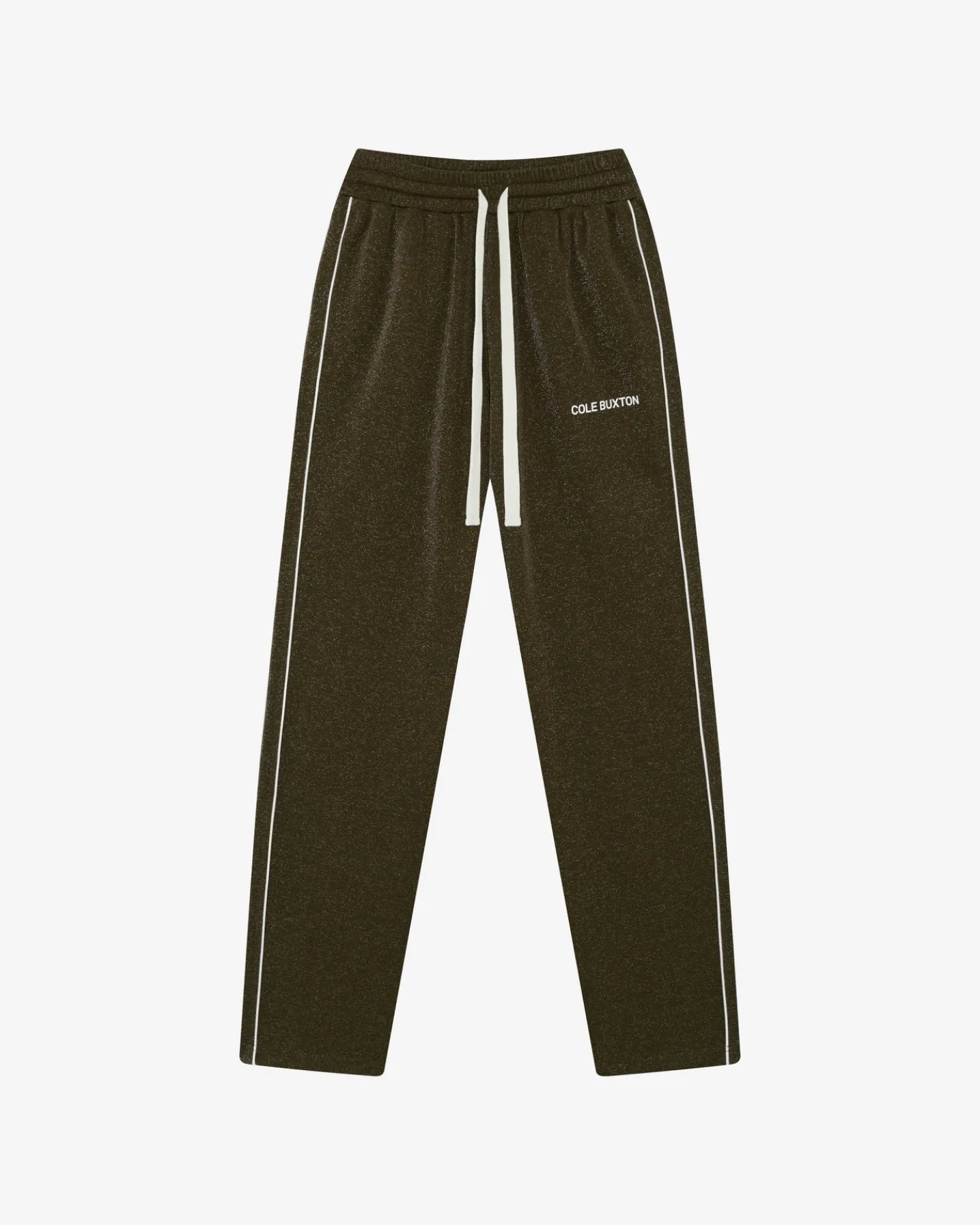 GLITTER PIPED TRACK PANTS