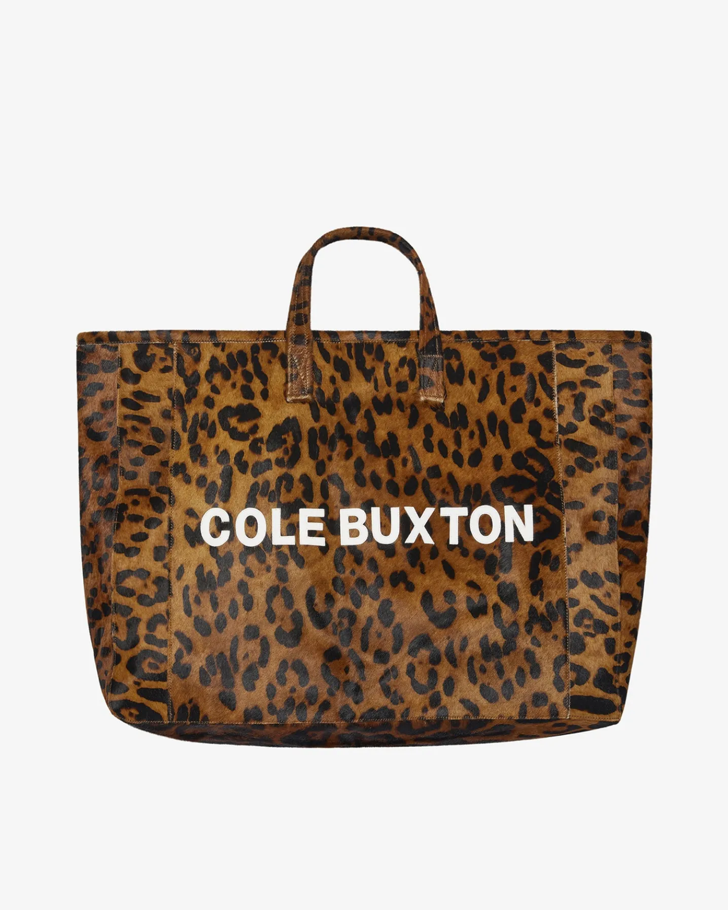 HAIRY LEOPARD TOTE BAG