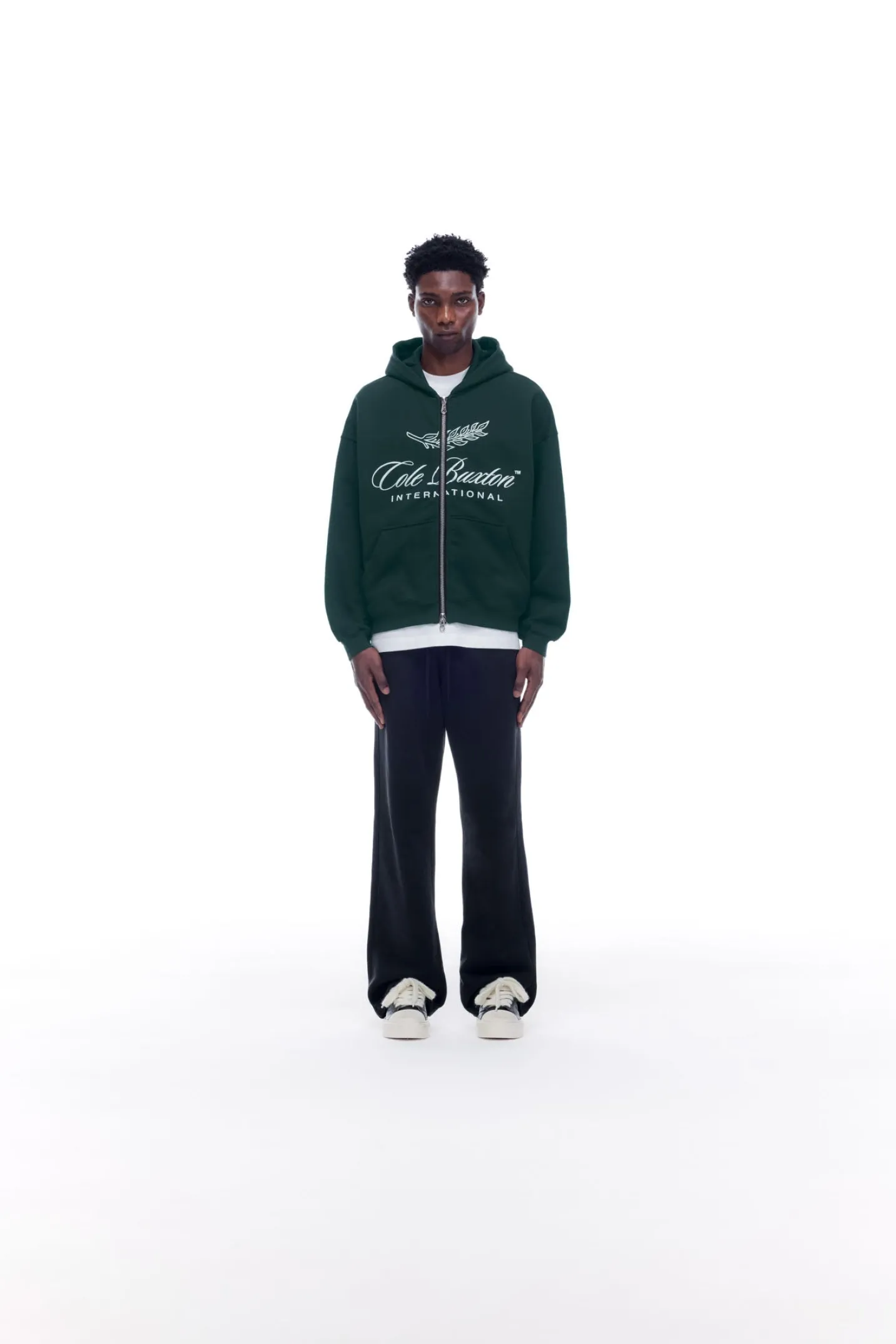 INTERNATIONAL ZIPPED HOODIE