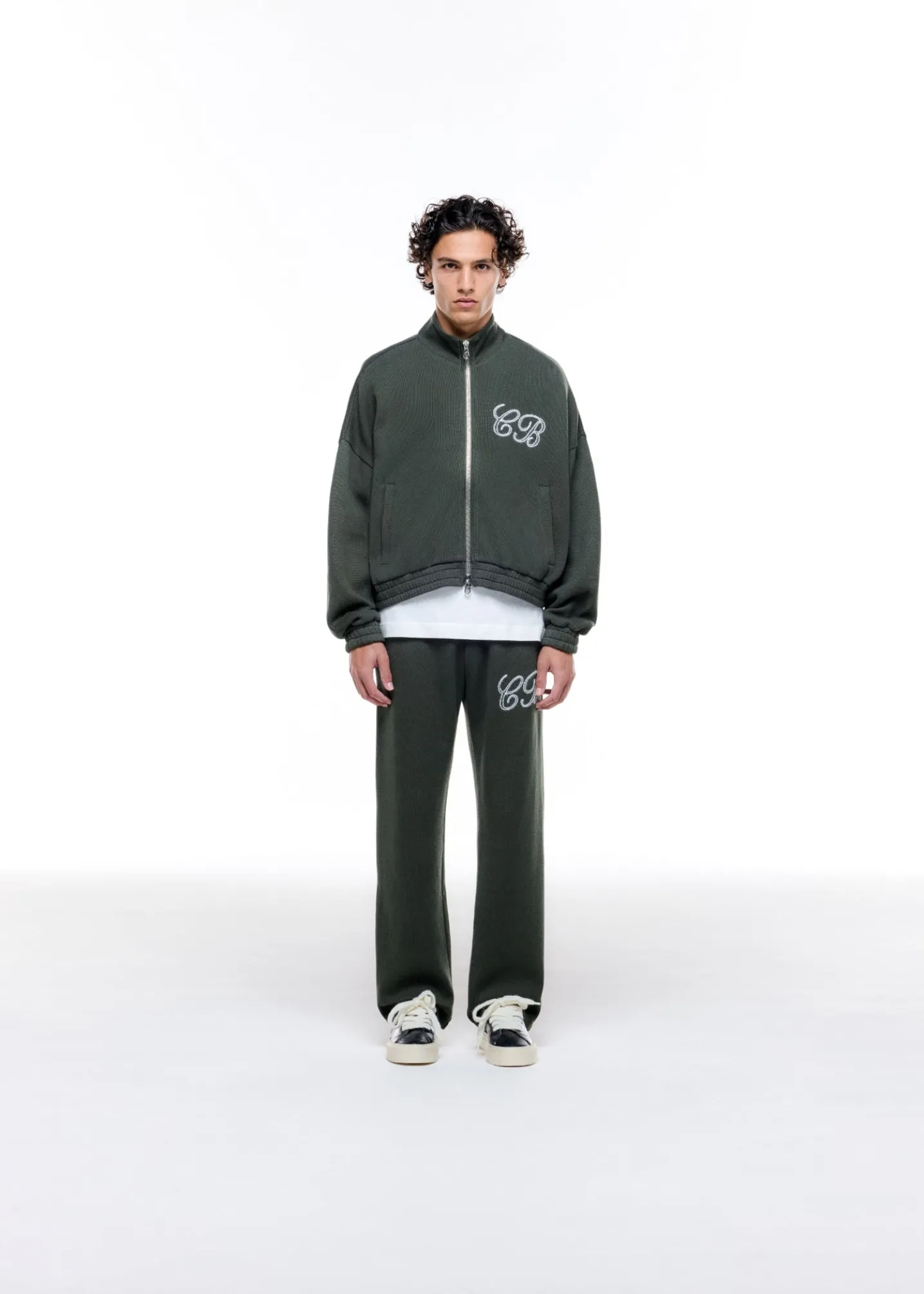 KNITTED TRACK JACKET
