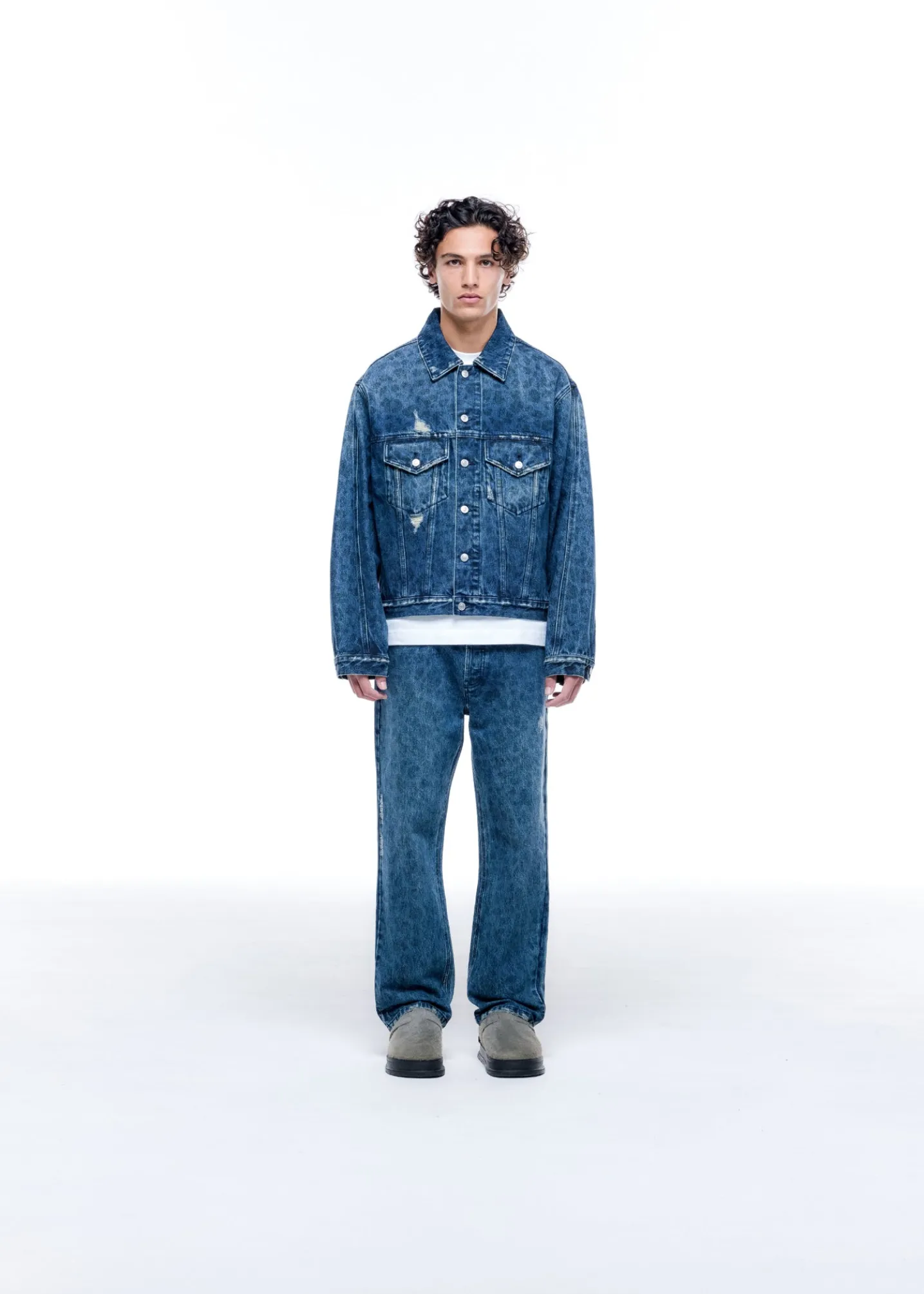 LEOPARD PRINT DENIM JACKET