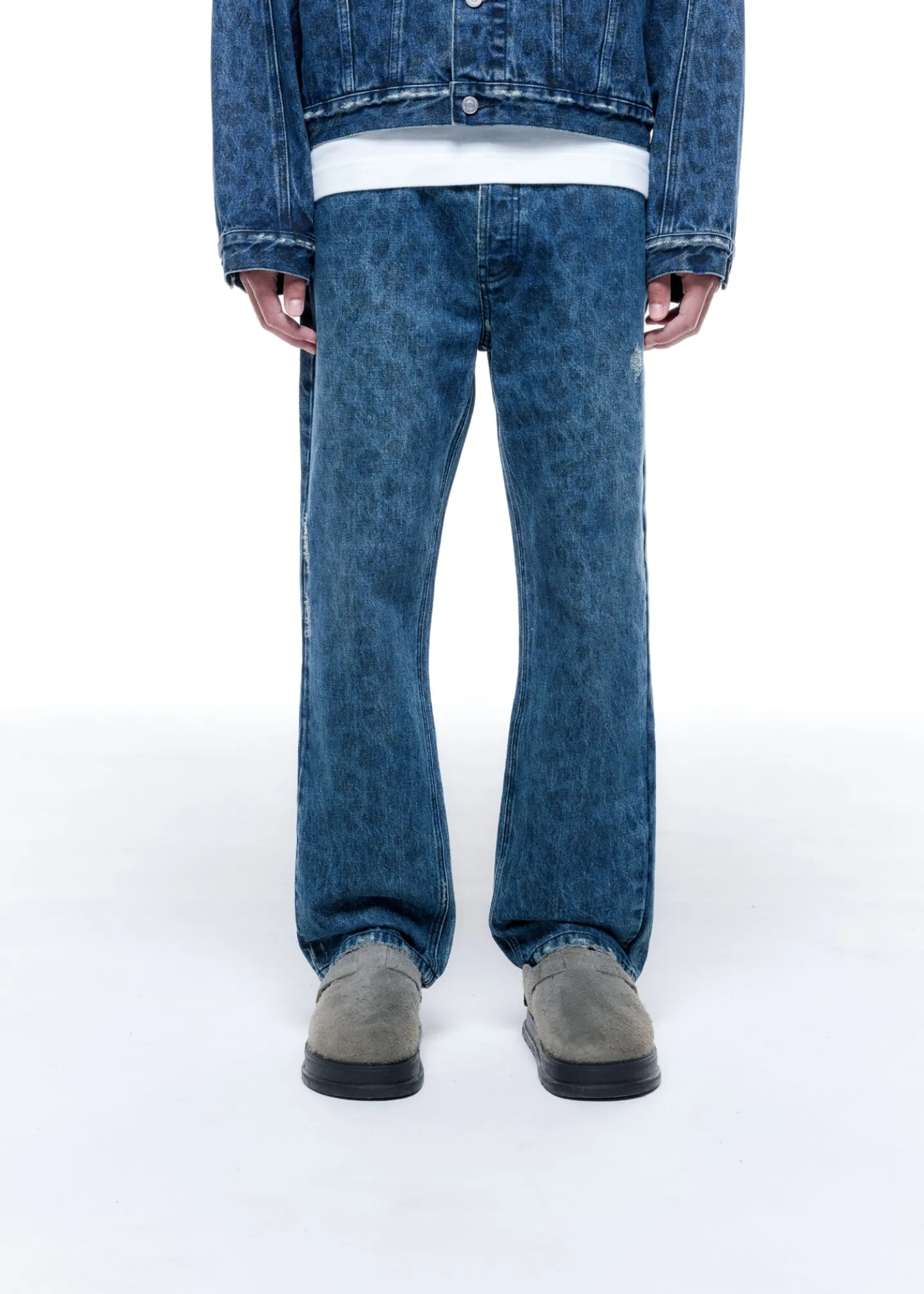 LEOPARD PRINT JEANS
