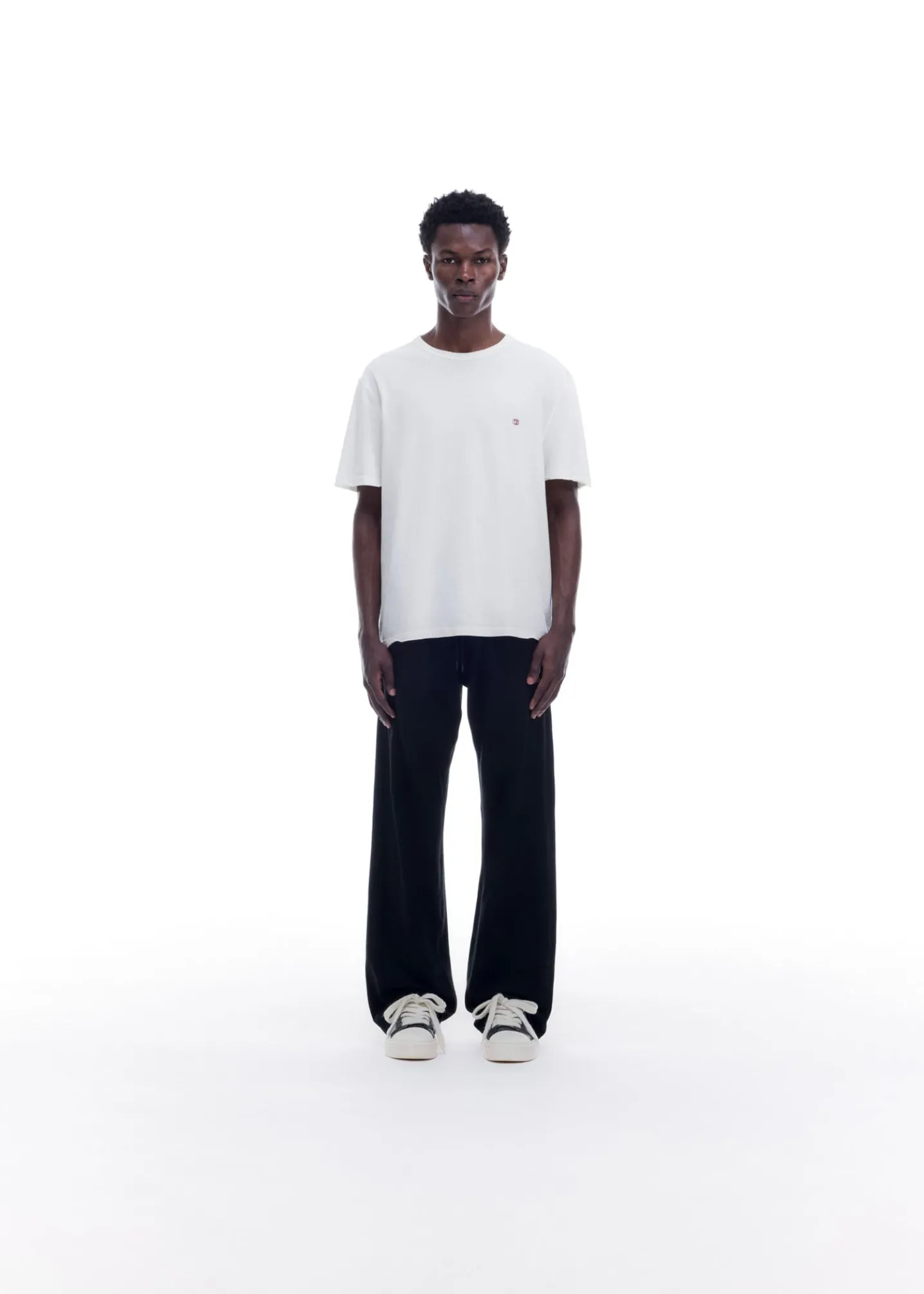 MINI EMBLEM DISTRESSED COLE T-SHIRT