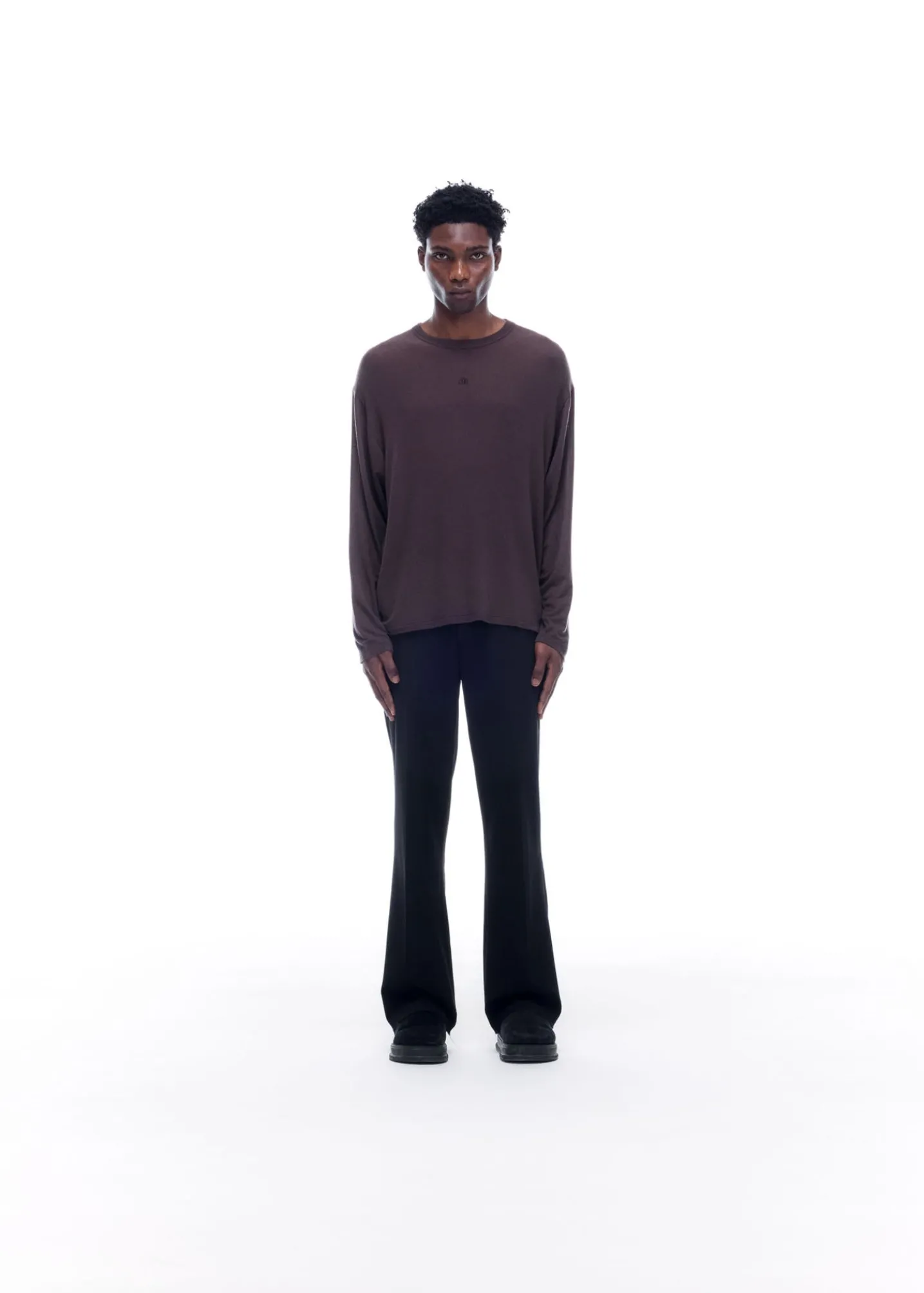 MINI EMBLEM SHEER LONG SLEEVE