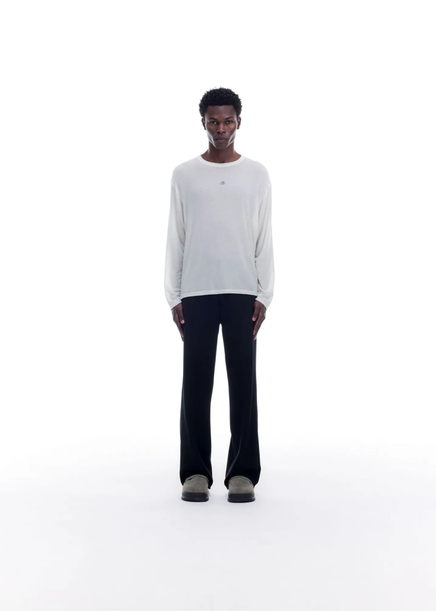MINI EMBLEM SHEER LONG SLEEVE