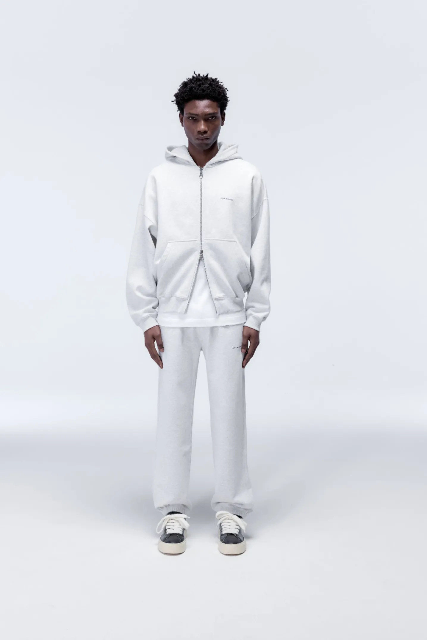 MINI LOGO ZIPPED HOODIE