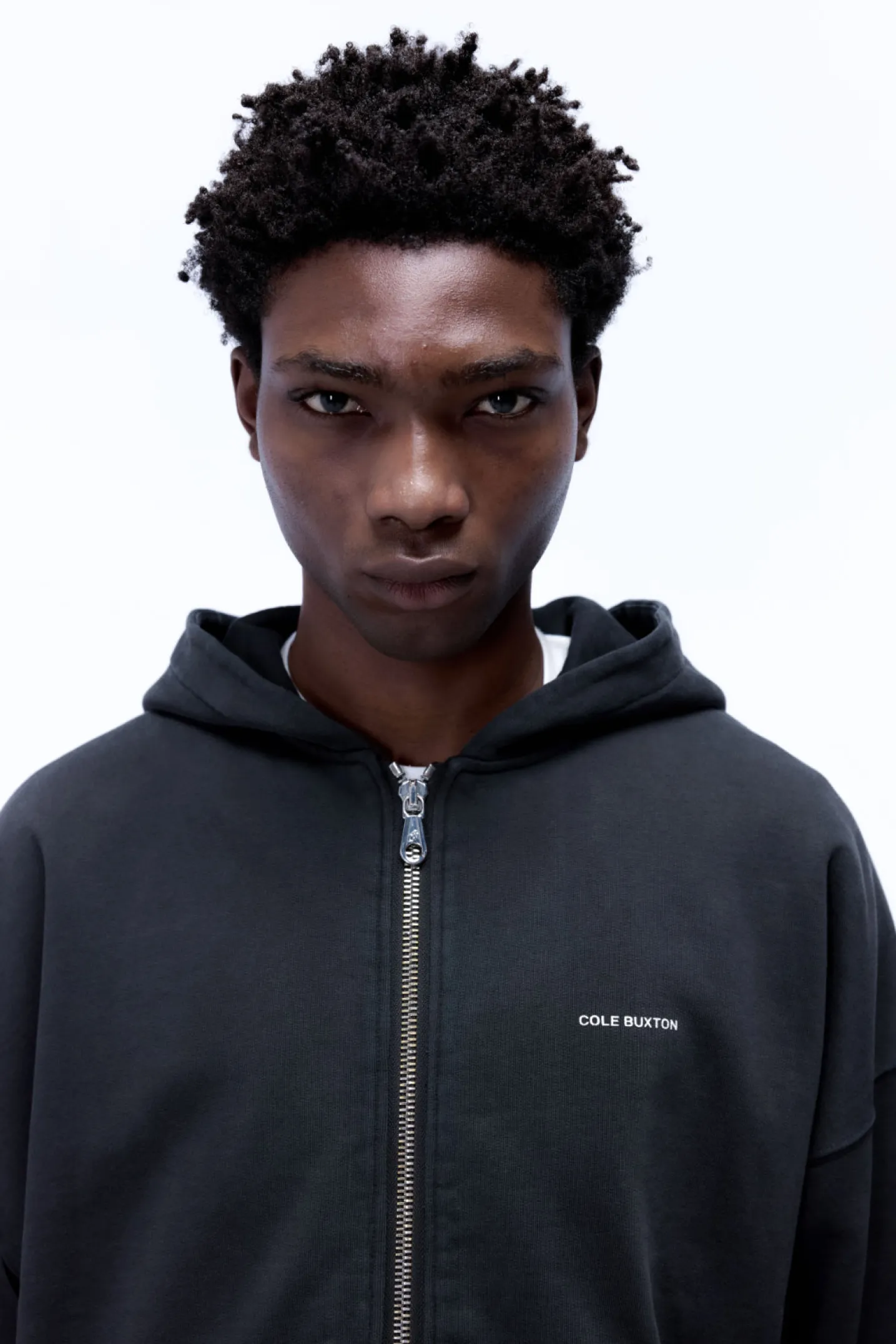 MINI LOGO ZIPPED HOODIE