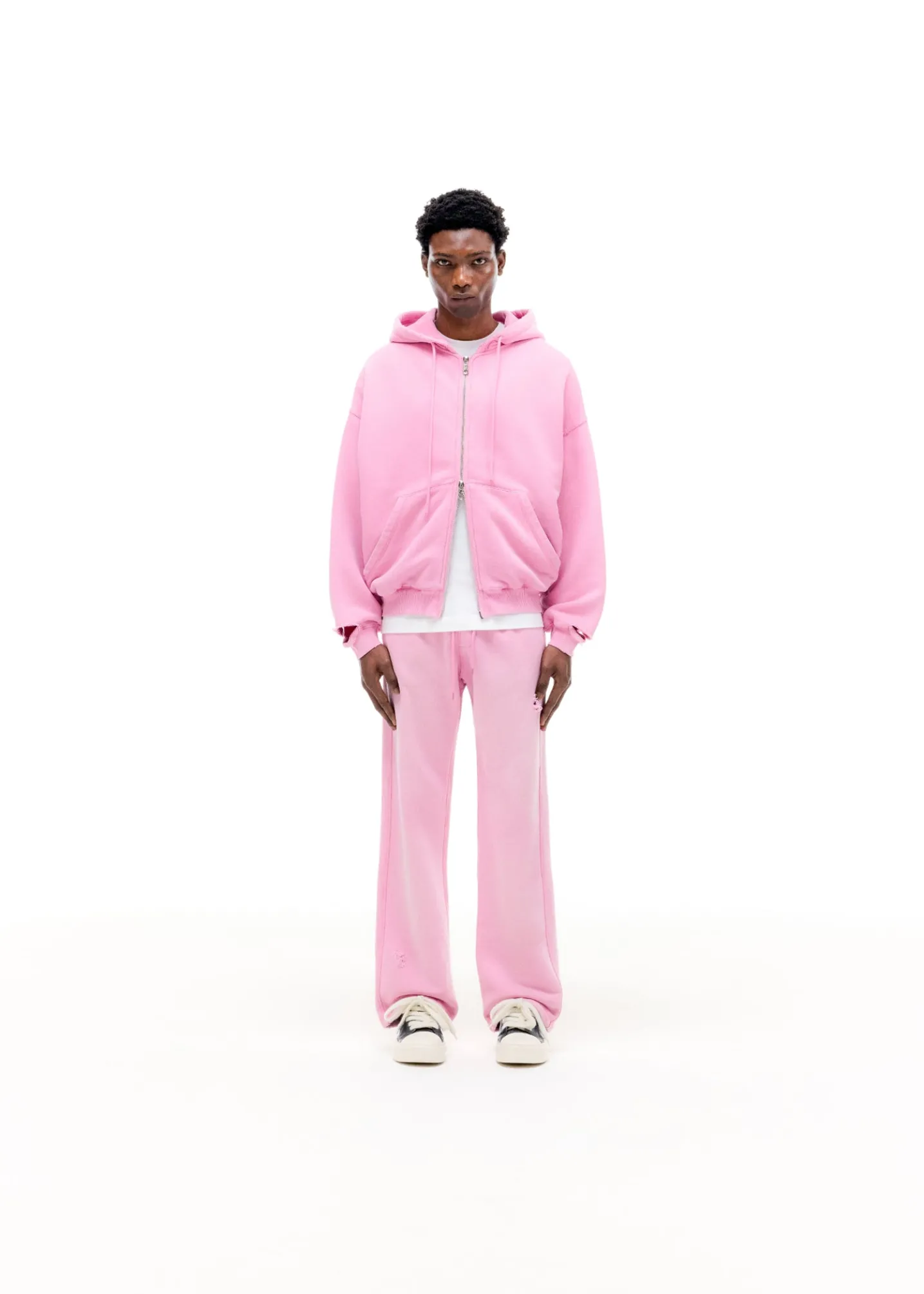 SUN FADE POCKET ZIPPED HOODIE