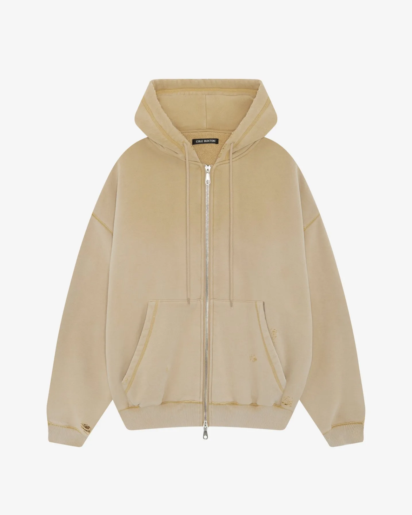 SUN FADE POCKET ZIPPED HOODIE