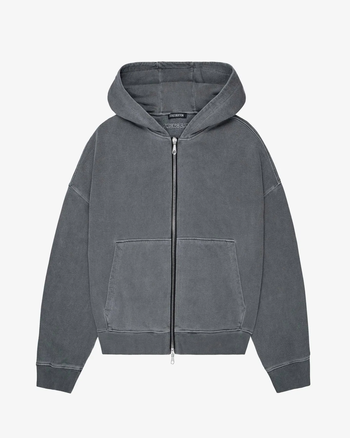 WARM UP CROPPED ZIPPED HOODIE