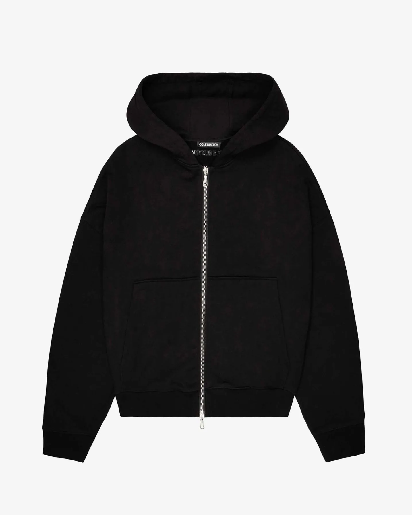 WARM UP CROPPED ZIPPED HOODIE